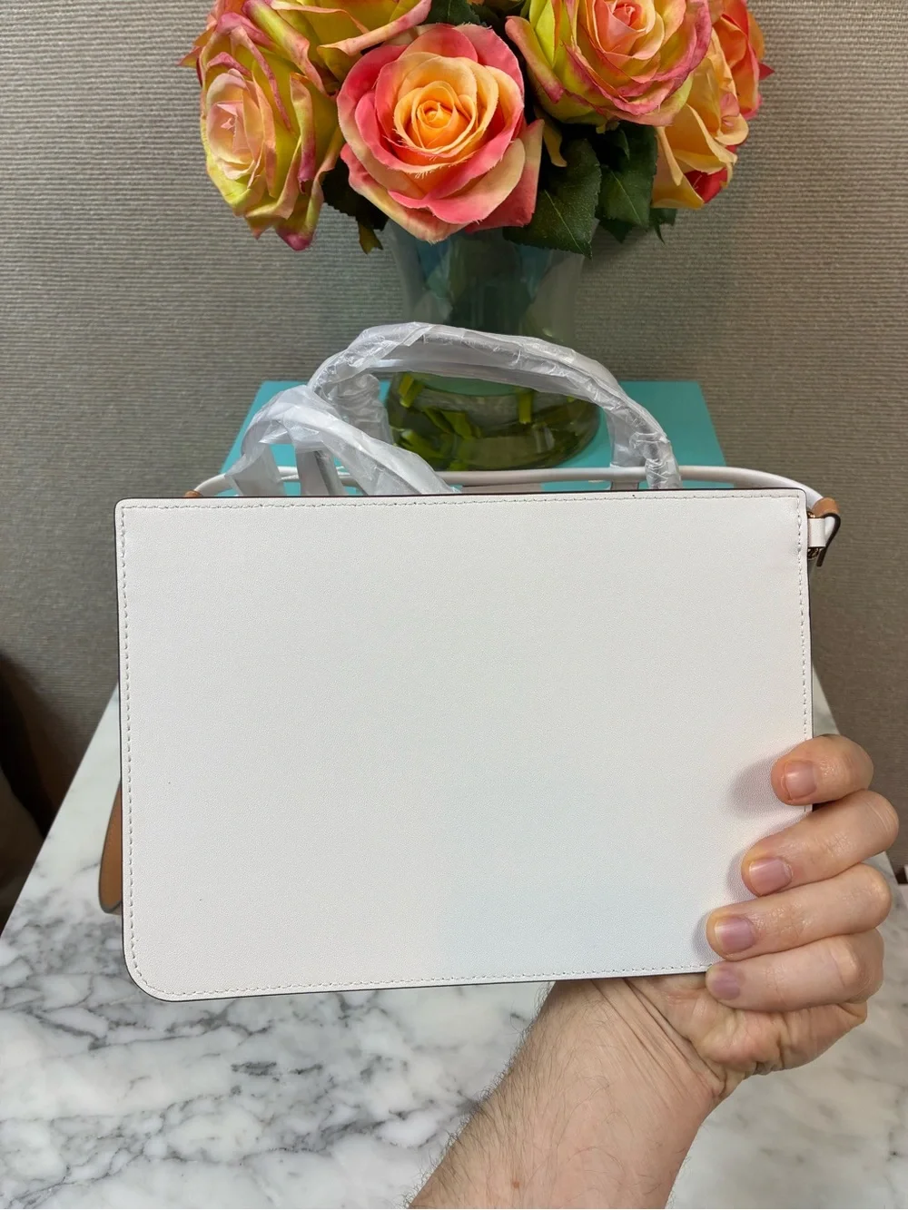 Tory Burch Clear Small Blake Crossbody Tote Bag w/ Pouch - NWT $370 Retail
